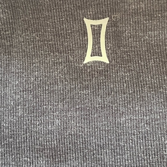 Kit and Ace Charcoal Grey 3/4 Sleeve Mock-neck Top Size 12 with Cashmere - Picture 3 of 3